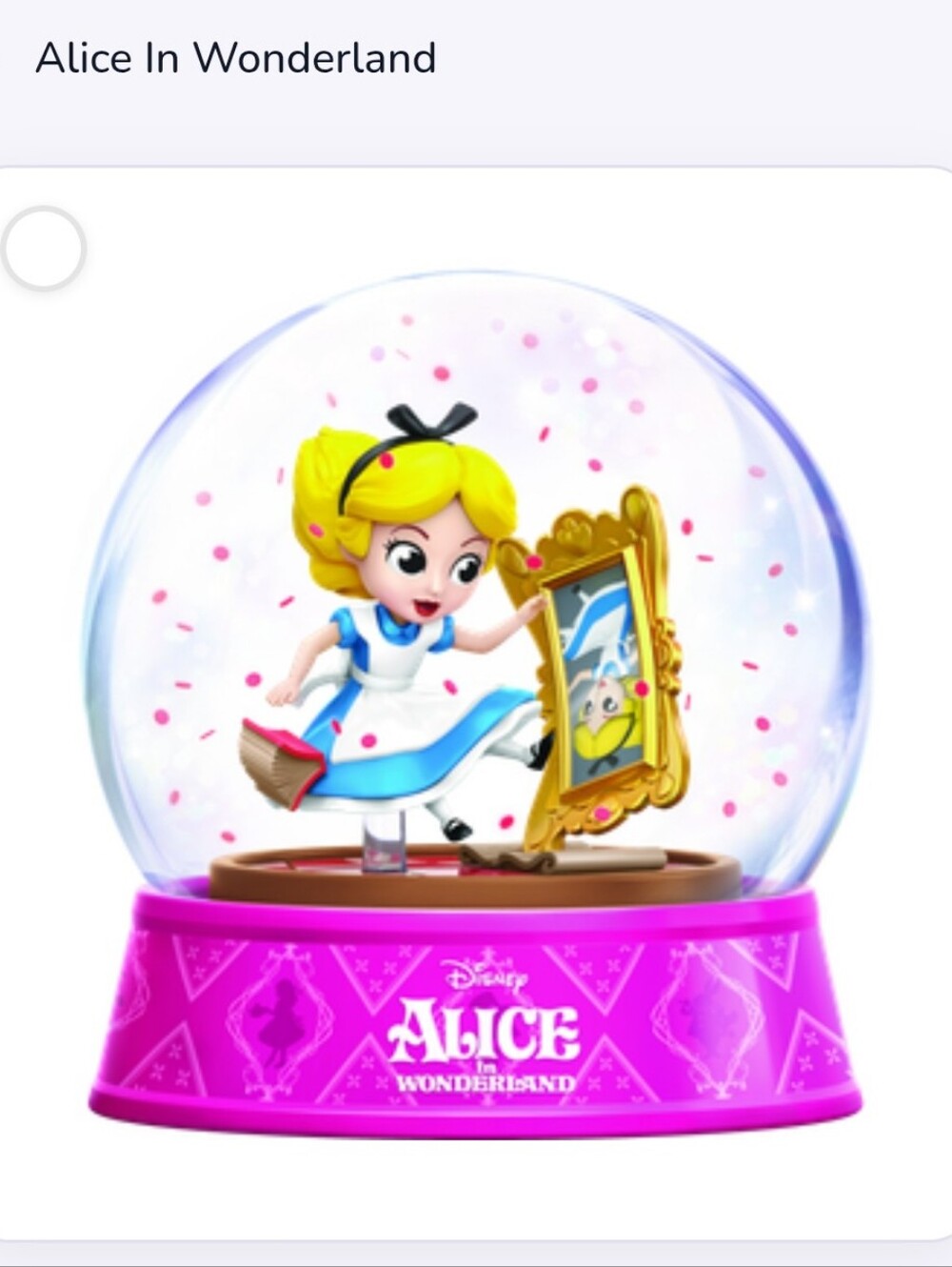 Mini Brands Disney Create Snowglobes Alice In Wonderland